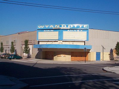 Wyandotte Theatre - Marquee (newer photo)